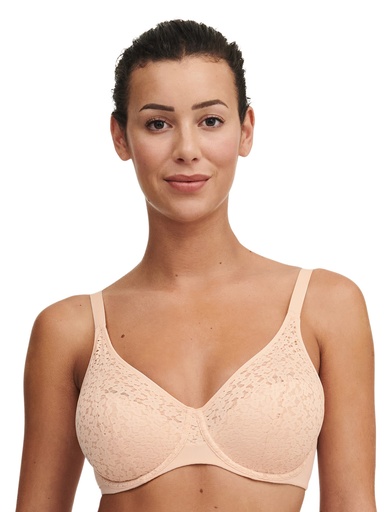 Soutien-gorge armaturé enveloppant CHANTELLE EASY FEEL "Norah" C13F10 - Beige Doré 01N