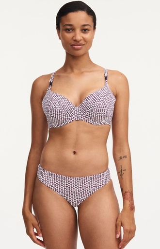 Haut de Bikini à coques FEMILET "Tidra" FS5350 - Ikat Bleu 0JS