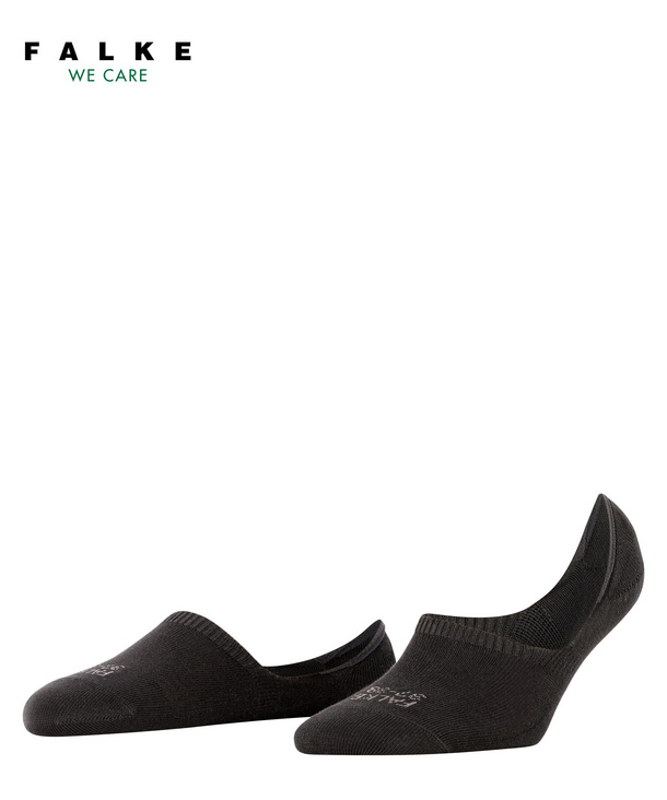 Protège-pieds coton dame FALKE "Step hight cut We care" 46493 - Noir 3000