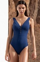 Maillot décolleté profond avec clips PAIN DE SUCRE "Bonnie 61" - Nuit