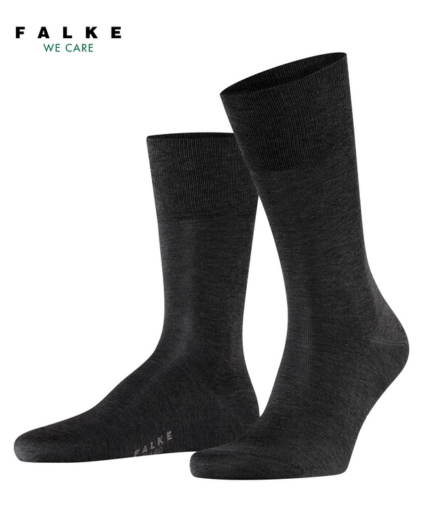 Chaussettes Hommes 100% fil d'écosse FALKE "Tiago" 14792 - Light greymel 3095