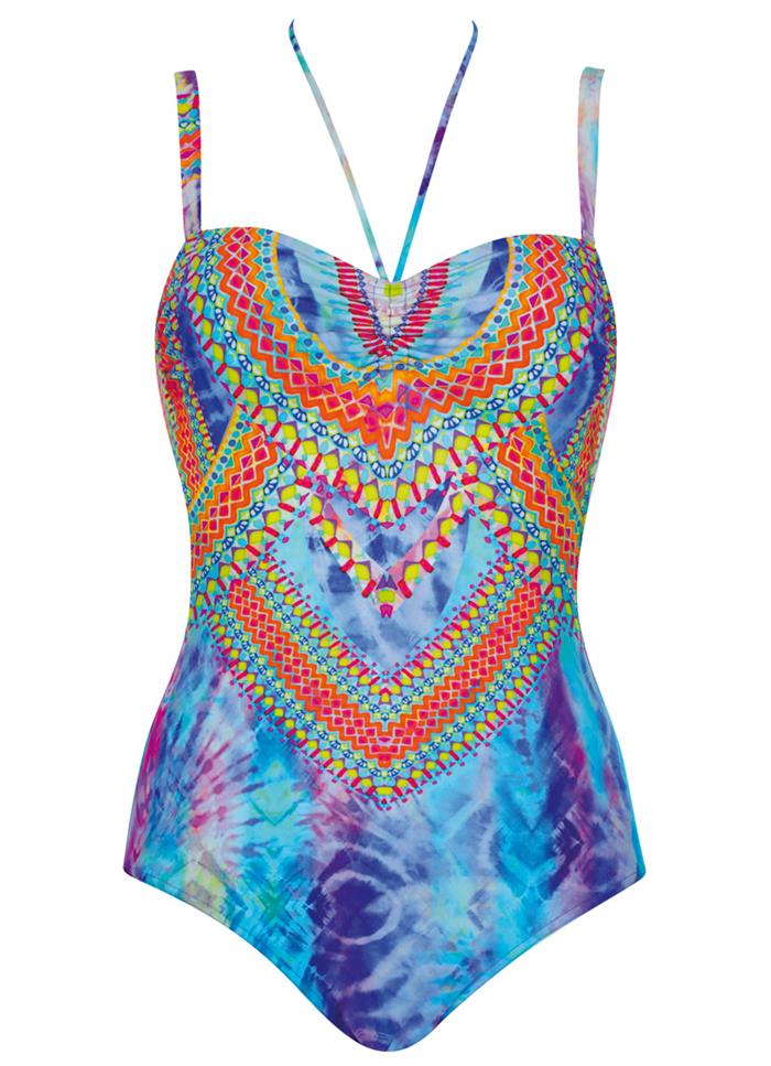 Maillot une pièce bustier SUNFLAIR 72081 - Multicolore 99