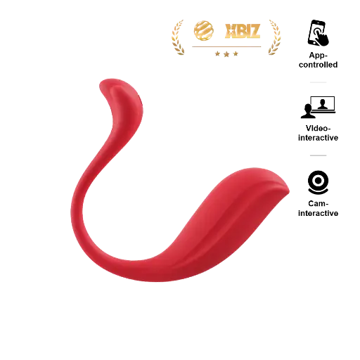 Œuf vibrant controlé via app & connection aux films X SVAKOM "Phoenix Neo 2" - Rouge