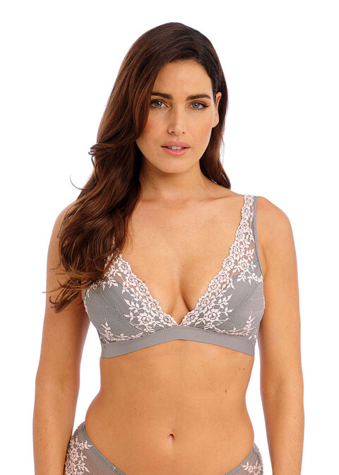 Soutien-gorge triangle sans armature WACOAL "Embrace Lace" WA852191 - Smoke Crystal Pink 086