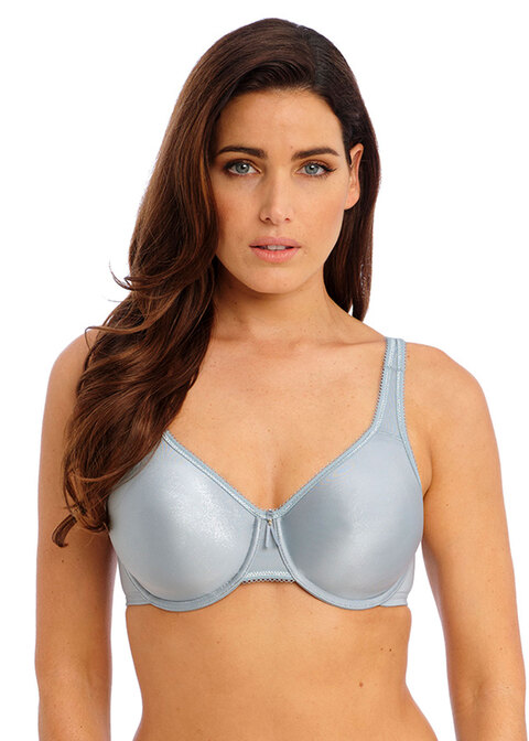 Soutien-gorge armature moulé grand maintien WACOAL "Basic Beauty" WA855192 - Bleu/Vert Arona 367