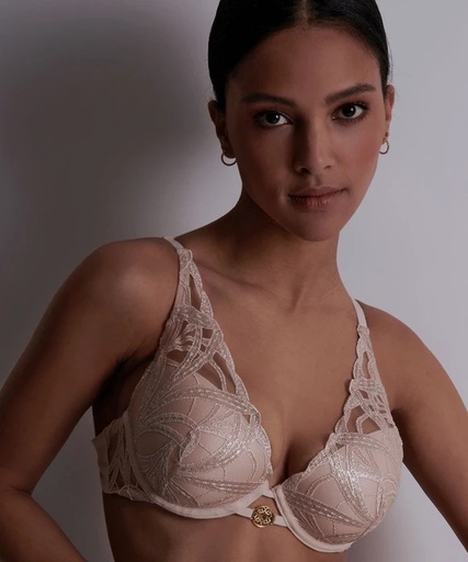 Soutien-gorge avec armatures foulard avec coques AUBADE "My Desire" 1CN81 - Love Affair LOVA