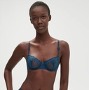 Soutien-gorge corbeille SIMONE PERELE "Délice" 12x330 - Bleu Prestige 595