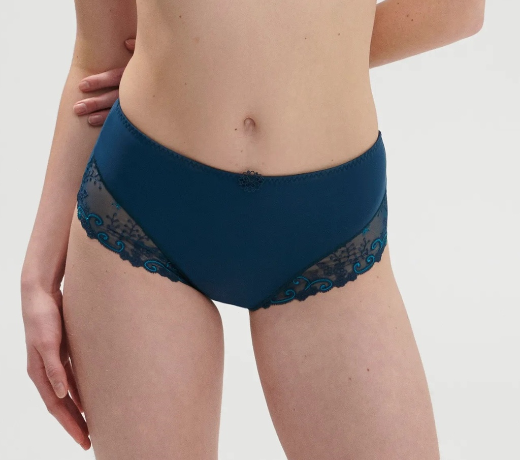 Culotte taille haute SIMONE PERELE "Délice" 12X770 - Bleu Prestige 595