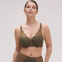 Soutien-gorge armature triangle paddé SIMONE PERELE "Karma" 12V343 - Vert Aventure 659