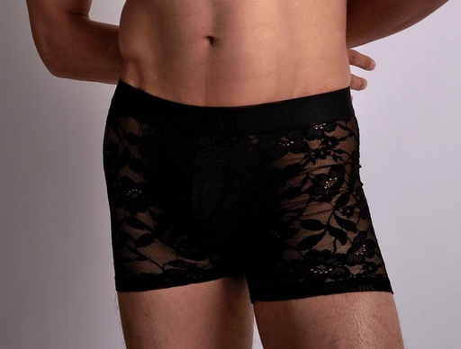Boxer Homme AUBADE "Aubade Men" XB78S - Noir LACE