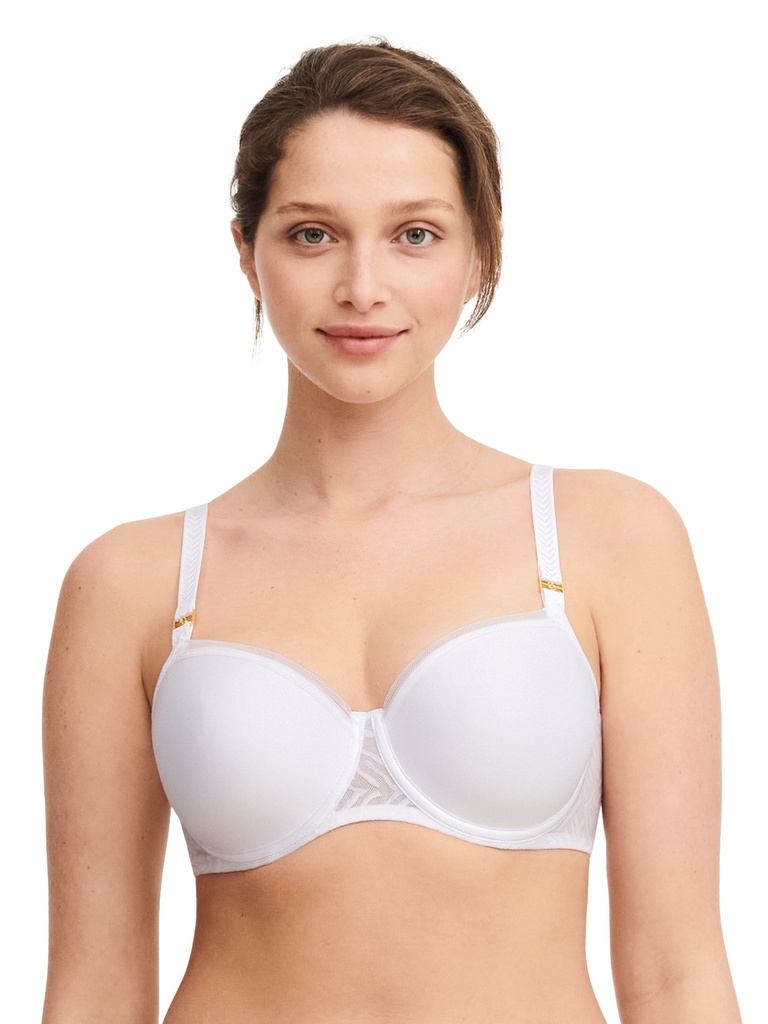 Soutien-gorge coque corbeille CHANTELLE "Graphic Allure" C21T60 - Blanc 010