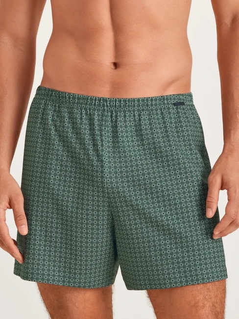 Boxer short homme fantaisie 100% coton CALIDA "Prints" 24389 - Dark Glen 549