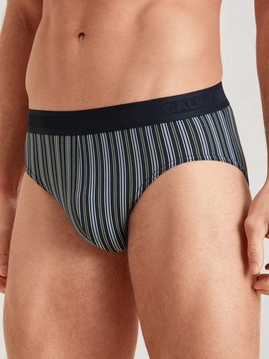 Slip homme fantaisie coton CALIDA "Grafic Cotton" 22463 - Dark Sapphire 479