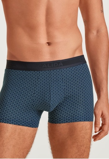 Boxer homme fantaisie coton CALIDA "Focus Trend 4" 26882 - Sodalite Blue 409