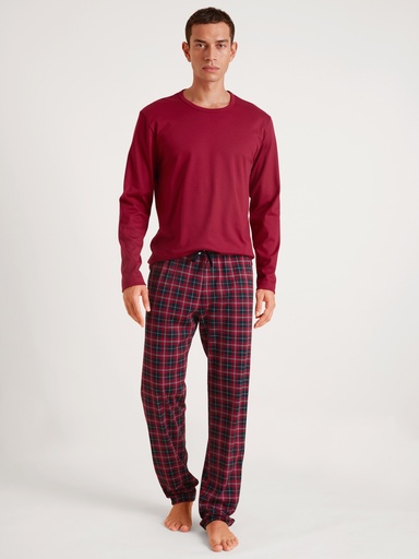 Pyjama homme longues manches CALIDA "Family & Friends" 41789 - Rio Red 167