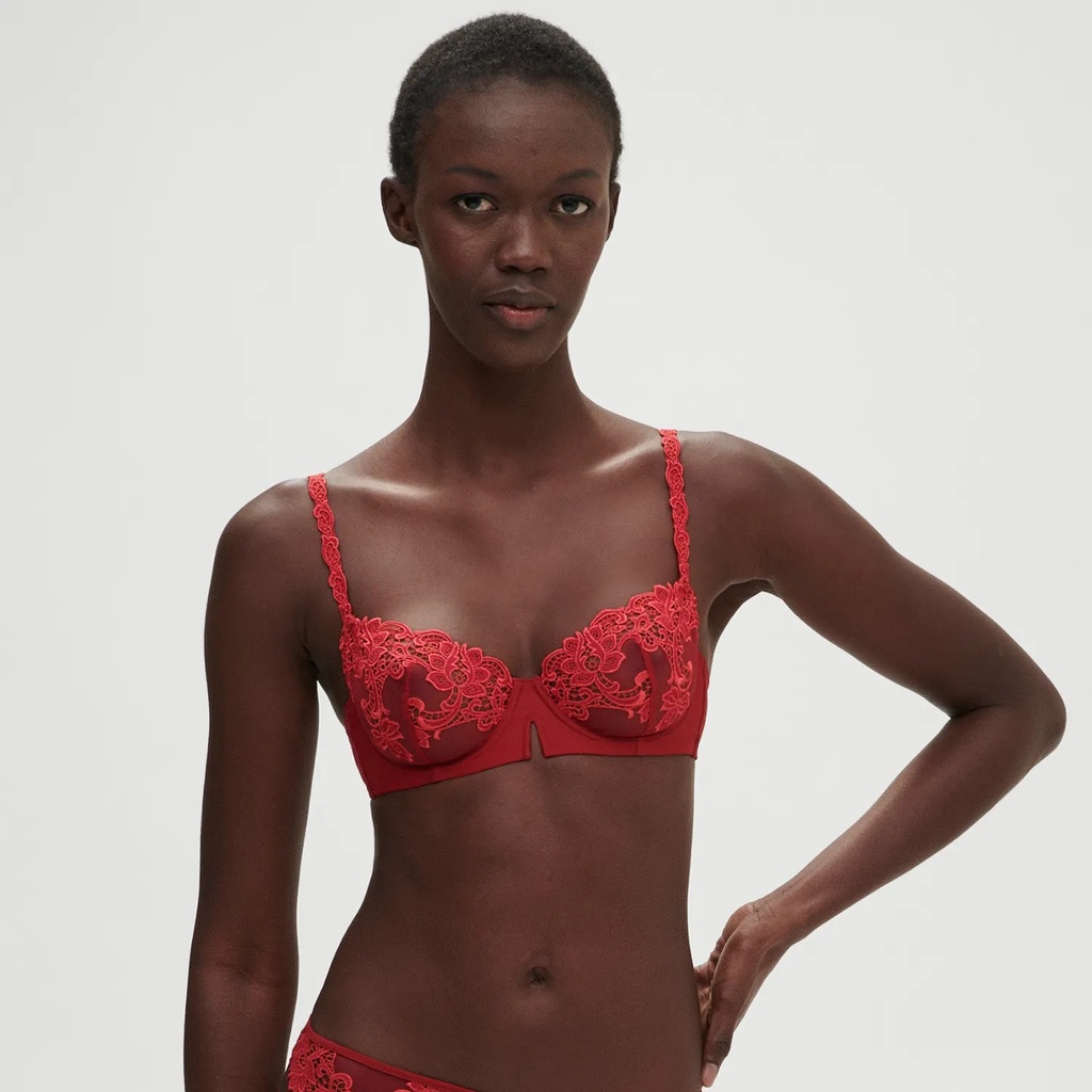 Soutien-gorge corbeille SIMONE PERELE "Saga" 15C330 - Lipstick 459