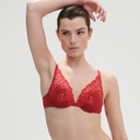 Soutien-gorge push-up triangle SIMONE PERELE "Saga" 15C347 - Lipstick 459