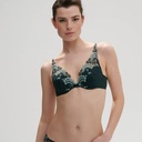 Soutien-gorge push-up triangle SIMONE PERELE "Wish" 12B347 - Vert Kolsaï 658