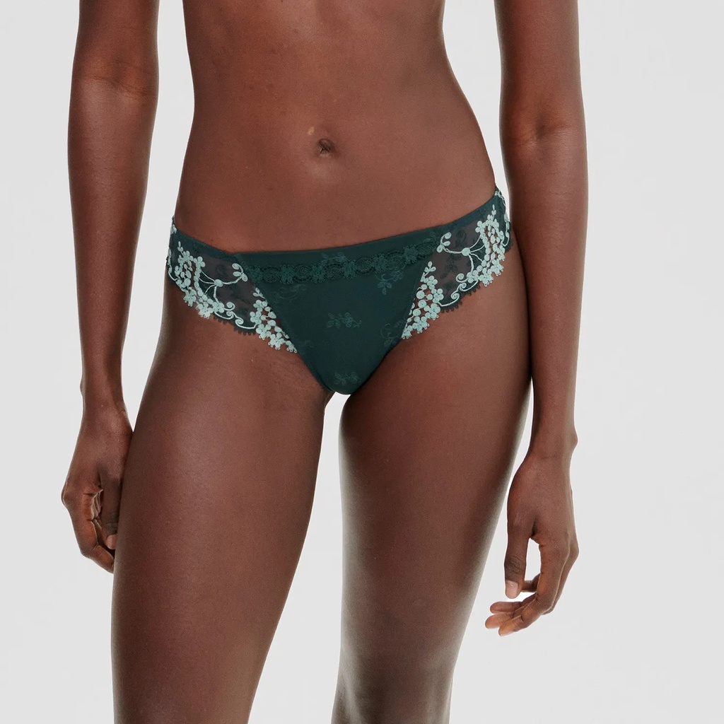 Tanga SIMONE PERELE "Wish" 12B710 - Vert Kolsaï 658
