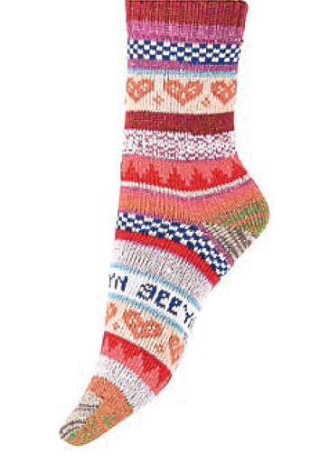 Chaussette enfant 30%laine CRONERT "Jette" 12420 - Couleur Mix 1602