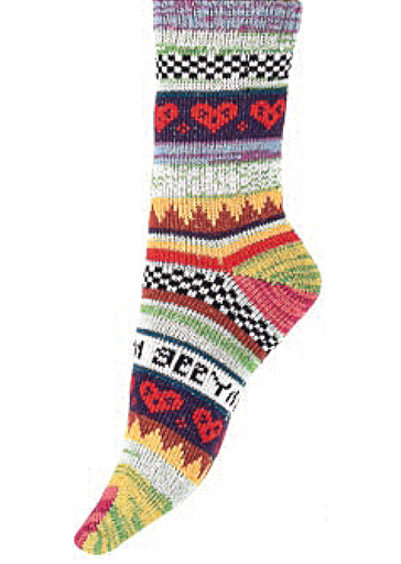 Chaussette enfant 30%laine CRONERT "Jette" 12420 - Couleur Mix 2015