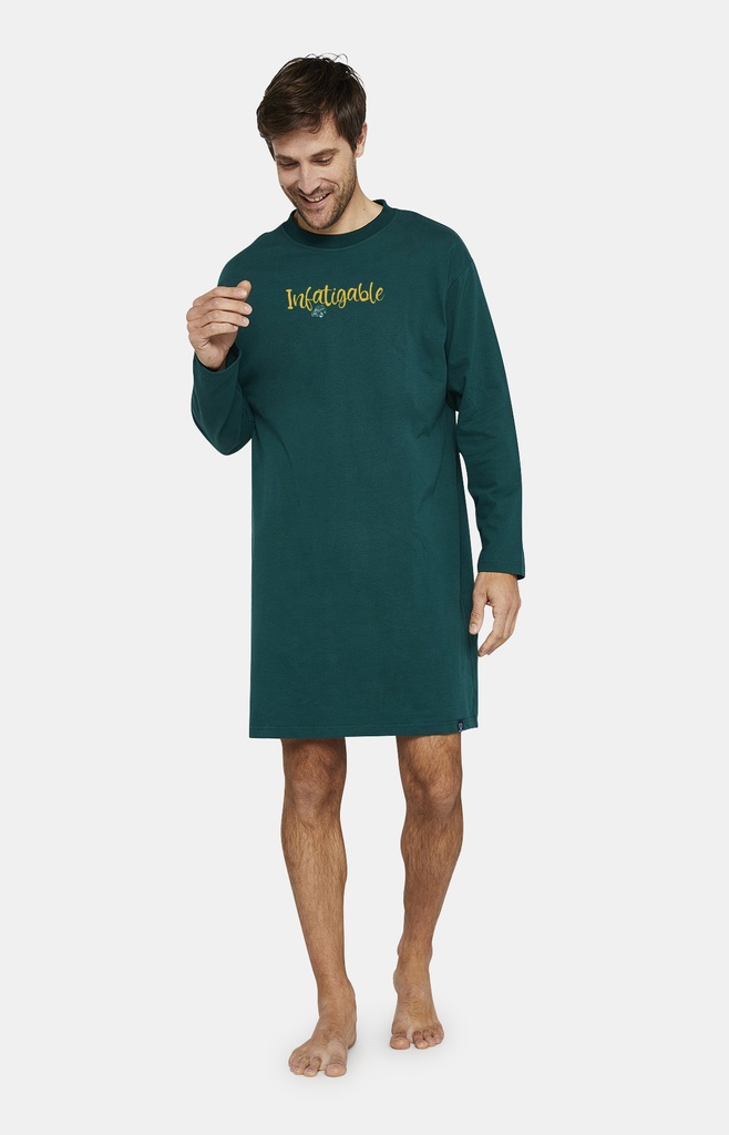 Chemise de nuit homme TU maxi sweat ARTHUR MSW - Sapin 2CVH23
