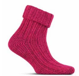Chaussettes femme 60%laine CRONERT 15423 - Rose 2310