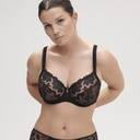 Soutien-gorge armaturé emboitant SIMONE PERELE "Dahlia" 14V320 - Noir Cooper 012