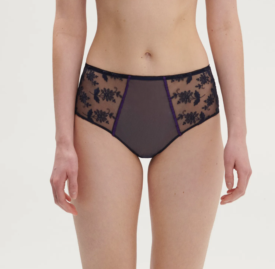 Culotte taille haute SIMONE PERELE "Adele" 1C7770 - Midnight 562
