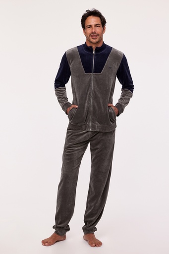 Jogging homme à tirette WOODY 232-11-MHL-V - Gris 154
