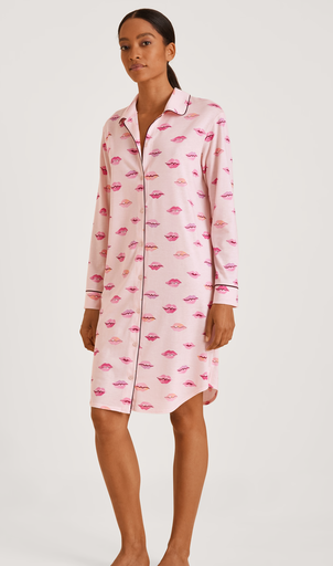 Chemise de nuit dame boutonnée CALIDA "Favourites Kiss" 31391 - Pearl blush 072