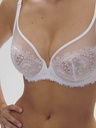 Soutien-gorge armature décolleté plongeant SIMONE PERELE "Wish" 12B319 - Blanc Cristal 009