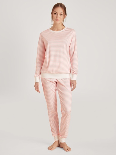 Pyjama long dame CALIDA "Midsummer dreams" 42754 - Pearl blu 072