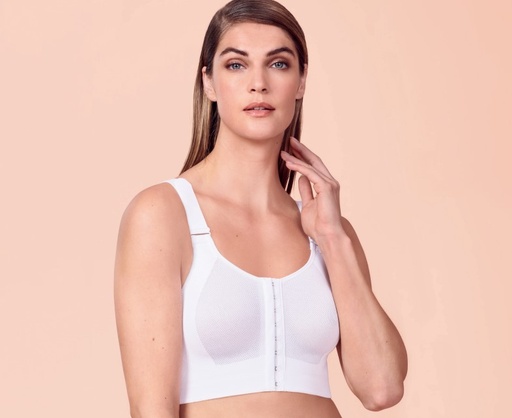 Soutien de compression postopératoire ouverture devant ANITA CARE "Osaka" 1199 - Blanc 006