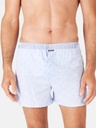Caleçon américain homme avec maintien intérieur 100% coton bio ARTHUR "Le Club" CSP - Ciel PM006
