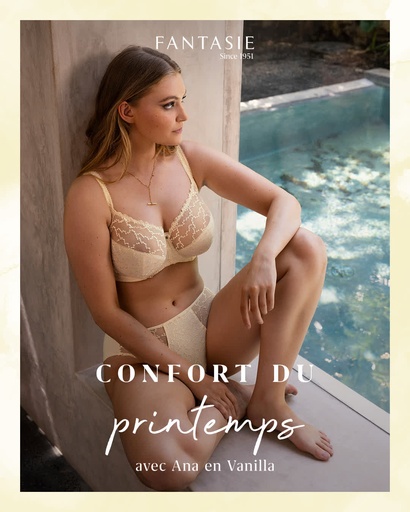 Soutien-gorge armature FANTASIE "Ana" FL6702 - Vanilla VAA
