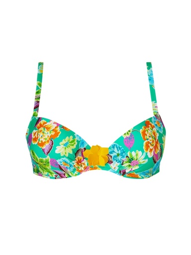 Haut de Bikini armaturé avec coques ANTIGEL "La Feminissima" EBB4370 - Vert Emeraude 1545