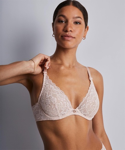 Soutien-gorge triangle avec armatures AUBADE "Rosessence " 2KF12 - Nude d'Ete NETE