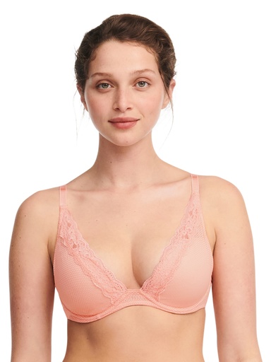 Soutien-gorge armaturé plongeant PASSIONATA "Brooklyn" P57010 - Nectarine 06V