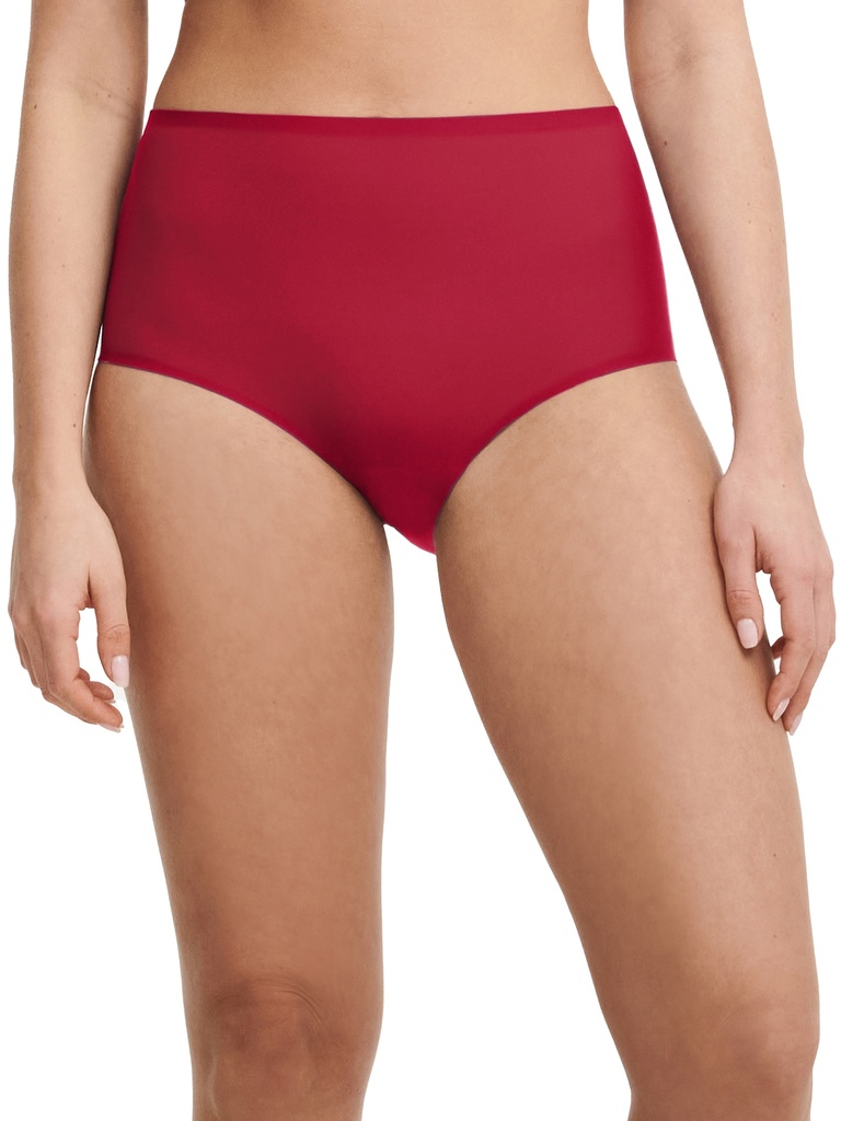 Culotte taille haute invisible TU CHAN TELLE "SoftStretch" C26470 - Rouge Passion 0ME