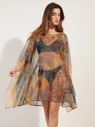 Poncho irisé PAIN DE SUCRE "Amea 26" - Gipsy