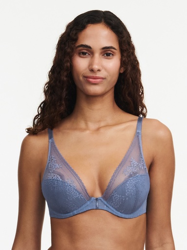 Soutien-gorge plongeant avec coques PASSIONATA "Maddie" P47H20 - Bleu Orage 051