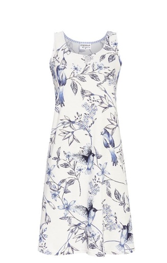 Chemise de nuit sans manche RINGELLA "Flowers and Birds" 4261016 - Dark Navy 240