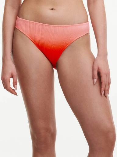 Bas de Bikini slip classic CHANTELLE "Swim One Size" C12VA0 - Orange Tie and Dye 0XS