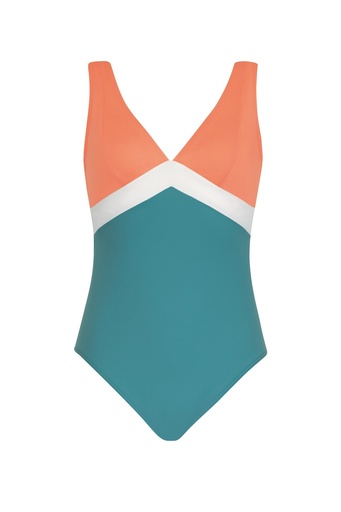 Maillot décolleté V SUNFLAIR 72169 - Multicolore 99