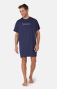 Chemise de nuit homme TU maxi T-shirt ARTHUR "Je décompresse" MTU - Marine SHAKE24