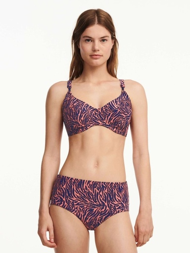 Bas de Bikini taille Haute FEMILET "Tidra" FS5340 - Zebra 0NU