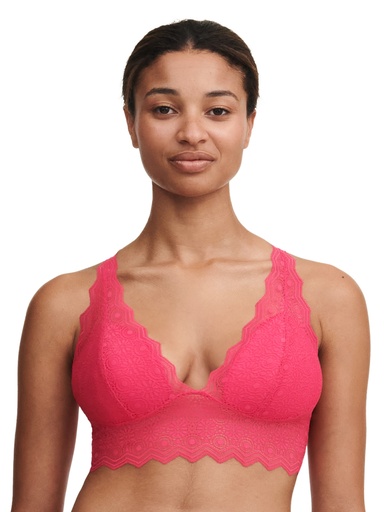 Brassière sans armature avec coques PASSIONATA "Georgia" P76950 - Rouge à Levres 025