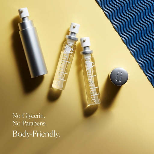 Lubrifiant en silicone naturel sans latex UBERLUBE "Good-to-Go Travel Lube" BER15S - 15 ml Silver