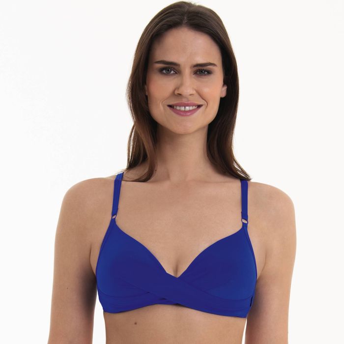 Haut de bikini avec coques ANITA ROSA FAIA "Style Maja" 8817-1 - Bleu Gentiane 317